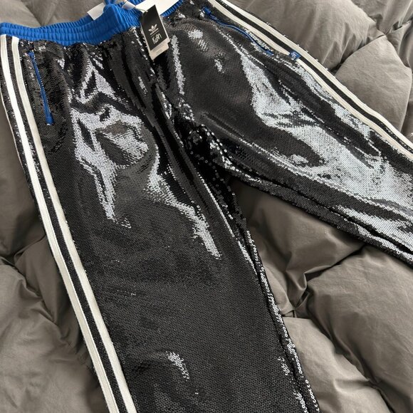 Adidas Korn Track Sequin Pants - Picture 1 of 5